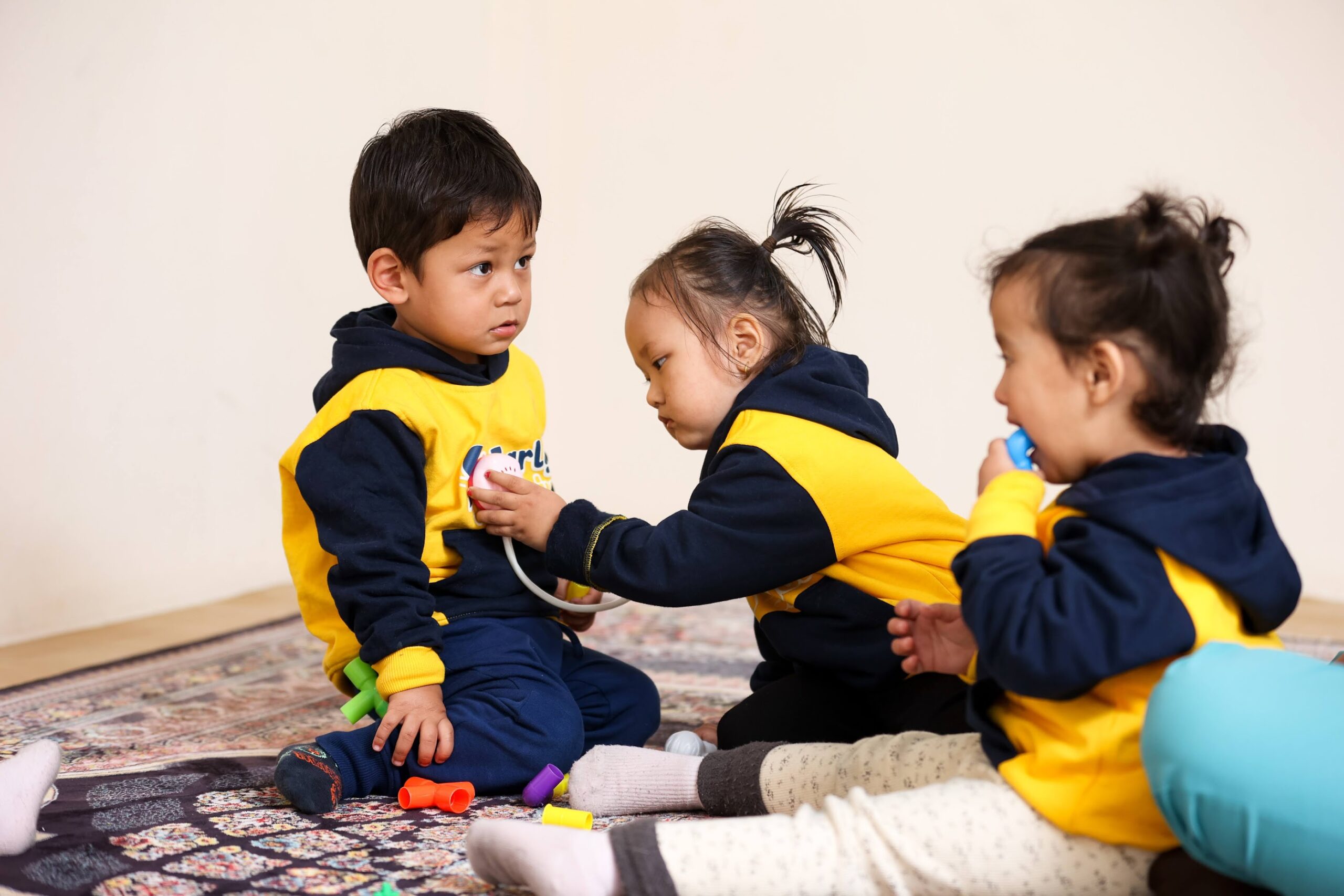 Children learning in classroom